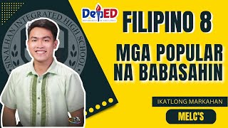 1 Mga Popular na Babasahin  Filipino 8  Ikatlong Markahan [upl. by Uuge]