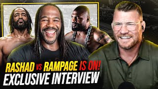 BISPING interviews RASHAD EVANS Rematches RAMPAGE JACKSON in BOXING [upl. by Ballinger]