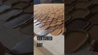 🤎 Satisfying Textured Art 🎨 DIY  shorts texturedart [upl. by Arel]