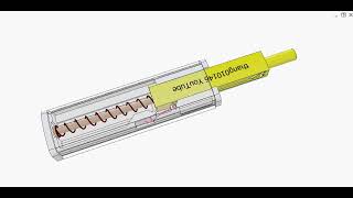 Pushpush button mechanism 4 [upl. by Aleakim541]