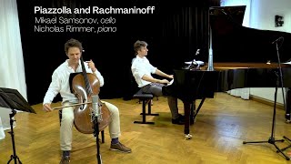 Cello amp Piano Recital Piazzolla and Rachmaninoff [upl. by Eimarrej646]