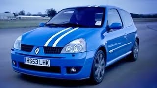 Renault Clio 182 Road Test amp Review  Top Gear [upl. by Noitsuj]