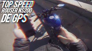 Velocidad MAXIMA con GPS ROUSER NS200 💣 ESCAPE OFR  FILTRO RAPTOR BAJAJ PULSAR TOPSPEED [upl. by Niad]