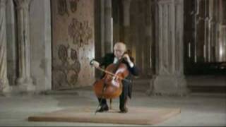 Rostropovich Plays Bach 6ii Allemande PART 2 [upl. by Saibot]