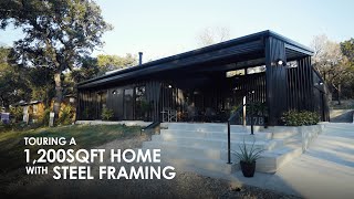 1200sqft Kit Home built with PreAssembled Steel Framing [upl. by Atirec588]