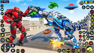 Mech Robot Car Transformation Games  Flying Car Game  Robot Games [upl. by Korey88]