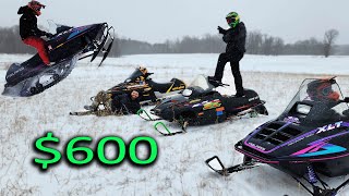 We Bought 600 Old Snowmobiles and they RIP [upl. by Wall]