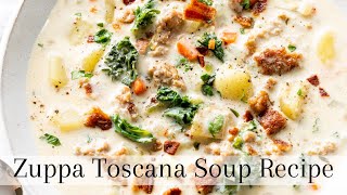 Zuppa Toscana Soup Recipe [upl. by Adigirb]