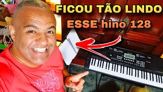 Hora do louvor hino 128 Teclado Roland revas ccbhinos [upl. by Anilehs]