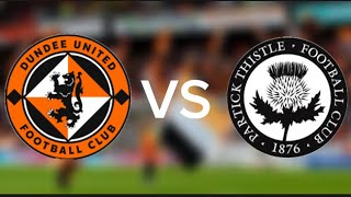 Dundee United 30 Partick Thistle  Only Shed [upl. by Eelannej]