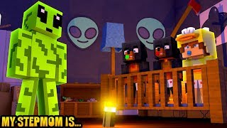 Minecraft MY STEPMOM ISAN ALIEN  Donut the Dog [upl. by Haile72]