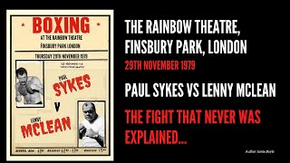 Paul Sykes Vs Lenny McLean The fight that never was who wins [upl. by Litha639]