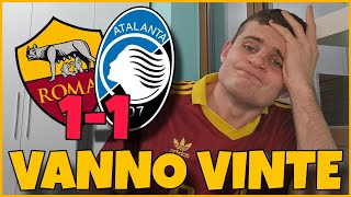 PECCATO‼️😰 ROMA 11 ATALANTA QUESTE PARTITE VANNO VINTE‼️😱 TANTE OCCASIONI MA SOLO UN GOL [upl. by Lynne]