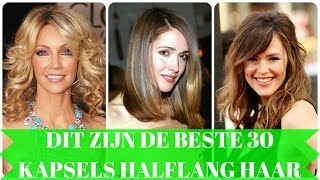 Dit zijn de beste 30 kapsels halflang haar [upl. by Yhtnomit588]