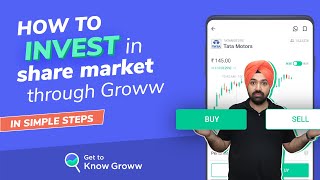 How to Invest in stock market for Beginners  Groww app kaise use kare  Buy amp Sell Shares on Groww [upl. by Nnaitsirhc]