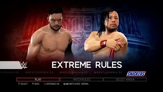 WWE 2K17 PS3  Finn BÃ¡lor VS Shinsuke Nakamura [upl. by Burkley]