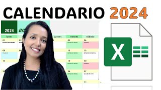 CREA UN CALENDARIO DE ACTIVIDADES 2024 SUPER FACIL Y RÁPIDO EN EXCEL Y SIN FORMULAS [upl. by Justis]