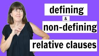 Defining and NonDefining Relative Clauses  English Grammar Lesson [upl. by Delsman]