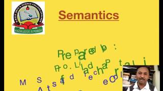 What is Semantics and Semantic relationship between Words [upl. by Enomar]