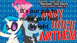 Pony Rock Anthem Lyrics [upl. by Srini853]