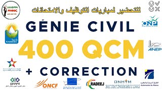 400 QCM corrigés de la génie civil ofppt géniecivil [upl. by Alleusnoc]