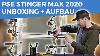 PSE Stinger MAX 2020 Compoundbogen ReadytoShootKit Unboxing amp AufbauTutorial [upl. by Betthezul]