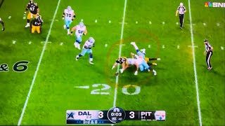 FUMBLE Dak Prescott FUMBLES the ball and The Steelers recover [upl. by Robbin]