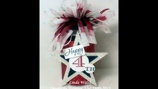 4th of July Firecracker Treat Holder [upl. by Eastlake]