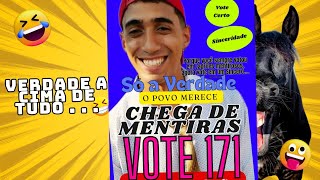 O candidato Mais Sincero do mundo humor eleições2024 [upl. by Ahtimat]