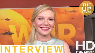 Kirsten Dunst interview on Civil War premiere [upl. by Eissed]