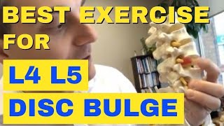 Best Exercise For L4 L5 Disc Bulge 4 Moves You Need To Know  Dr Walter Salubro [upl. by Eanad]