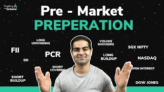 Pre Market Prep Kaise Kare  Intraday Trading For Beginners [upl. by Brander]