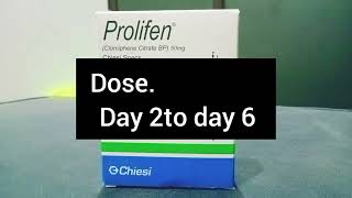 Prolifen capsules 50mg  clomiphene citrate infertility treatment  how to use  side effects dose [upl. by Ahseei394]