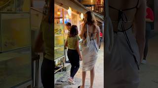 Walking on Boracay White Beach at night — Philippines island nightlife [upl. by Anairt]