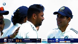 India A Vs India B  Kl Rahul Shubman gill  Duleep Trophy 1st day [upl. by Bosch]