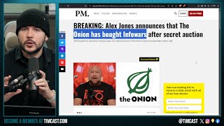 INFOWARS SHUTTING DOWN The Onion Bought Alex Jones Network Jones Launches New Network To Continue [upl. by Peedus]