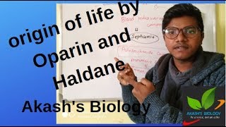 Theory of Origin of life by Oparin and Haldane Chemogeny part [upl. by Almeida]