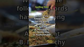 Spelling Time 564 spelling englishlearning englishvocabulary questions quiz [upl. by Gabie75]