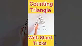 triangle reasoning।। counting triangles।।ytshorts [upl. by Standley]