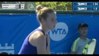 Kristyna Pliskova VS Anastasija Sevastova  Shenzhen Open 2017 [upl. by Ardnovahs]