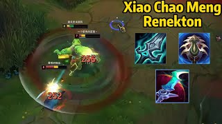 Xiao Chao Meng Renekton His Renekton is an Absolute BEAST [upl. by Eiramanin]