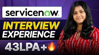 ServiceNow Interview Experience  Placement Journey 🔥 [upl. by Anauqaj576]