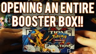 Pokemon Cards  Opening An ENTIRE XY Evolutions Booster BOX Pack Battle vs Leonheart54 [upl. by Avuha925]