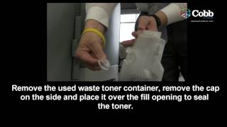 Oce Tips  PW365  Waste Toner Container Replacement [upl. by Othelia673]