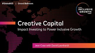 Creative Capital Impact Investing to Power Inclusive Growth [upl. by Photina]