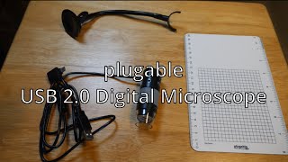 Checking out the plugable USB 20 Digital Microscope [upl. by Adnala]