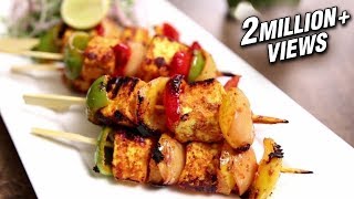 Paneer Tikka Recipe  How To Make Paneer Tikka On Tawa  The Bombay Chef – Varun Inamdar [upl. by Bowes]