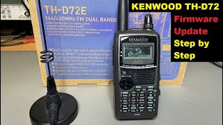 283 Kenwood THD72 AE Firmware Update and APRS Settings [upl. by Henriques]