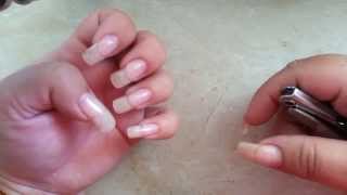 How to apply Gel on natural nails at home [upl. by Eiramyma]