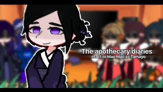 The apothecary diaries react to Mao Mao as Tamayo  🇷🇺🇬🇧 [upl. by Manly940]